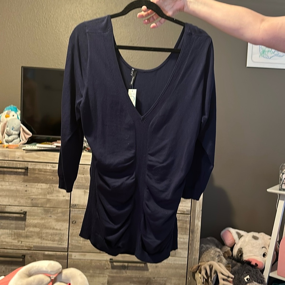 Dark blue sweater